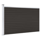 hegnspanel 175x105 cm WPC sort