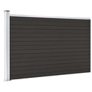 hegnspanel 175x105 cm WPC sort