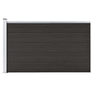 hegnspanel 175x105 cm WPC sort