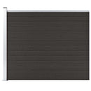 hegnspanel 175x146 cm WPC sort