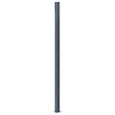 hegnspæle 2 stk. 185 cm aluminium mørkegrå