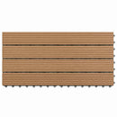 Terrasse Flise 6 pcs Brun 60 x 30 cm WPC