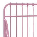 udvideligt sengestel 80x130/200 cm metal pink