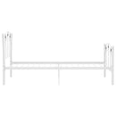 sengestel 90x200 fodbolddesign metal hvid