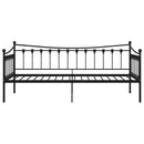 sengestel til sovesofa 90x200 cm metal sort