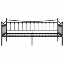 sengestel til sovesofa 90x200 cm metal sort