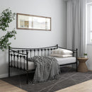 sengestel til sovesofa 90x200 cm metal sort