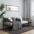 sengestel til sovesofa 90x200 cm metal sort