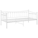 sengestel til sovesofa 90x200 cm metal hvid