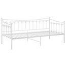 sengestel til sovesofa 90x200 cm metal hvid