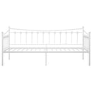 sengestel til sovesofa 90x200 cm metal hvid