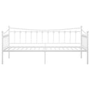 sengestel til sovesofa 90x200 cm metal hvid
