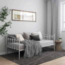 sengestel til sovesofa 90x200 cm metal hvid