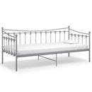 sengestel til udtræksseng 90x200 cm metal grå