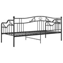 sengestel til sovesofa 90x200 cm metal sort