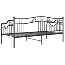sengestel til sovesofa 90x200 cm metal sort