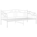 sengestel til sovesofa 90x200 cm metal hvid