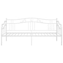 sengestel til sovesofa 90x200 cm metal hvid