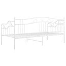 sengestel til sovesofa 90x200 cm metal hvid