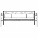 sengestel til sovesofa 90x200 cm metal sort
