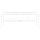 sengestel til sovesofa 90x200 cm metal hvid