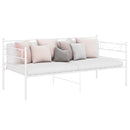 sengestel til sovesofa 90x200 cm metal hvid