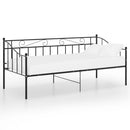 sengestel til sovesofa 90x200 cm metal sort