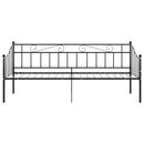 sengestel til sovesofa 90x200 cm metal sort