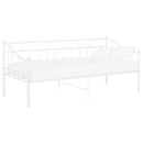 sengestel til sovesofa 90x200 cm metal hvid