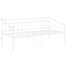 sengestel til sovesofa 90x200 cm metal hvid