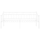 sengestel til sovesofa 90x200 cm metal hvid