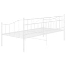 sengestel til sovesofa 90x200 cm metal hvid