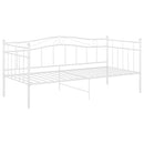 sengestel til sovesofa 90x200 cm metal hvid