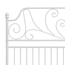 sengestel 160x200 cm metal hvid