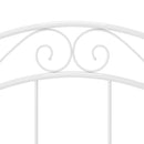 sengestel 100x200 cm metal hvid