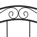 sengestel 120x200 cm metal sort