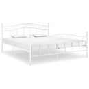 sengestel 160x200 cm metal hvid
