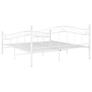 sengestel 160x200 cm metal hvid