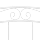 sengestel 160x200 cm metal hvid
