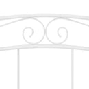 sengestel 180x200 cm metal hvid