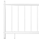 sengestel 90x200 cm metal hvid