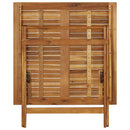 foldbart havebord 90x90x75 cm massivt akacietræ