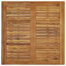 foldbart havebord 90x90x75 cm massivt akacietræ