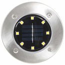 soldrevne LED-nedgravningsspots 8 stk. RGB-farver