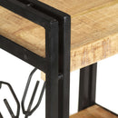 bogreol m. 3 hylder 60x30x80 cm massivt mangotræ