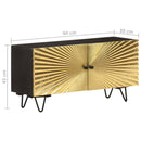 tv-skab 90x30x45 cm massivt mangotræ