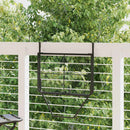 altanbord 60x40 cm stål sort