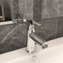 vandhane til badeværelseshåndvask 130x176 mm kromfinish