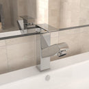 vandhane m. udtræksfunktion til håndvask 157x172 mm kromfinish