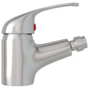 blandingsbatteri til bidet 13x12 cm sølvfarvet